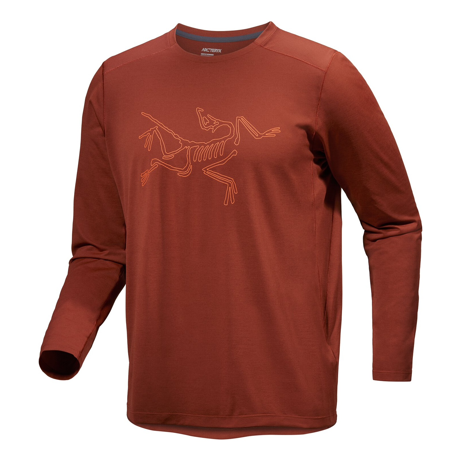 Arc'Teryx Cormac Logo Long Sleeves T-Shirt 'Brown' X000008452-BROWN