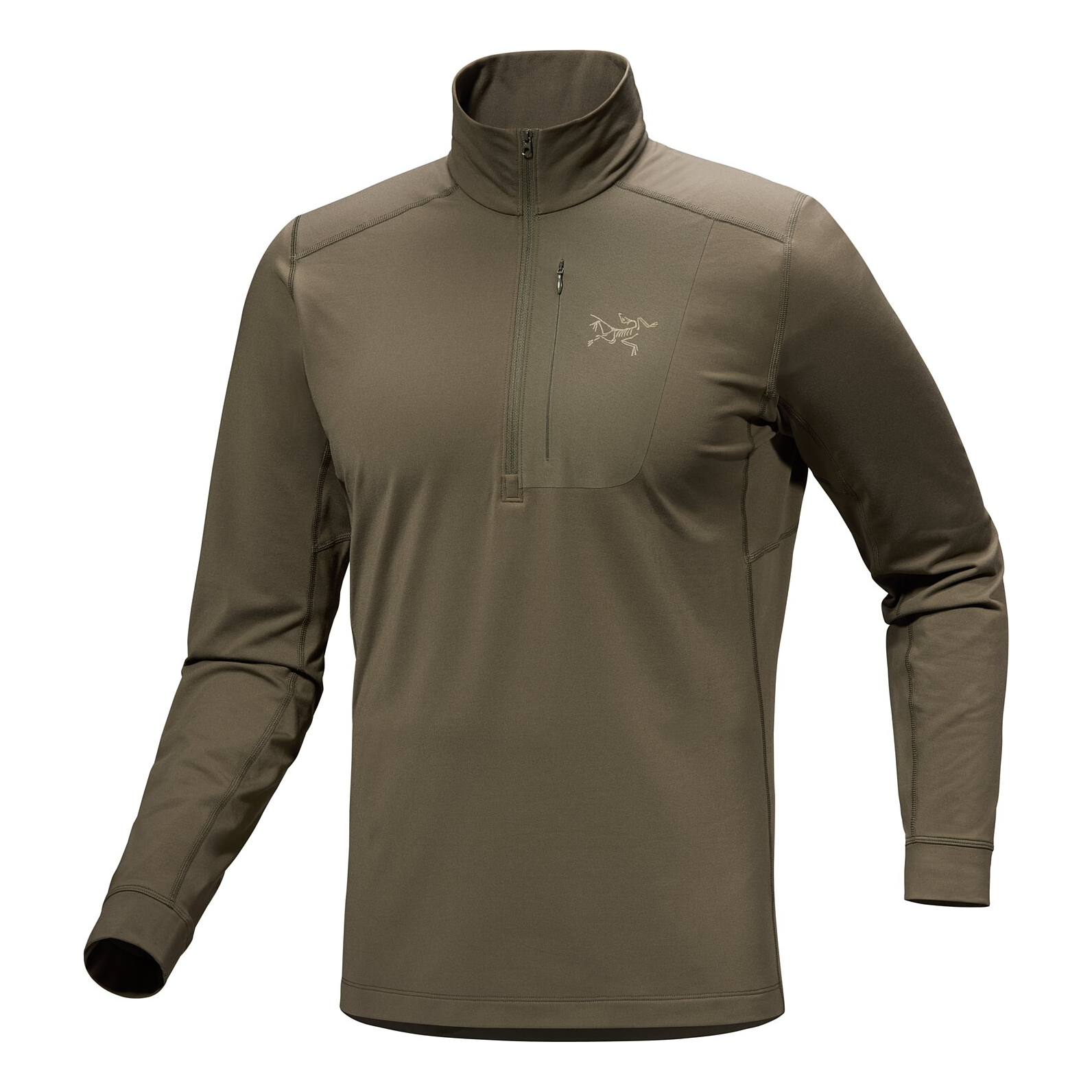 Arc'Teryx Rho LT Zip Neck Top 'Green' X000009425-GREEN