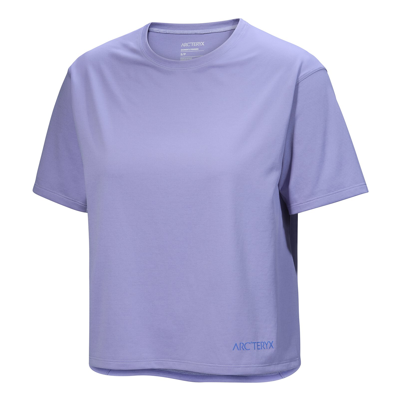 (WMNS) Arc'Teryx Taema Crop Logo T-Shirt 'Purple' X000006631-PURPLE