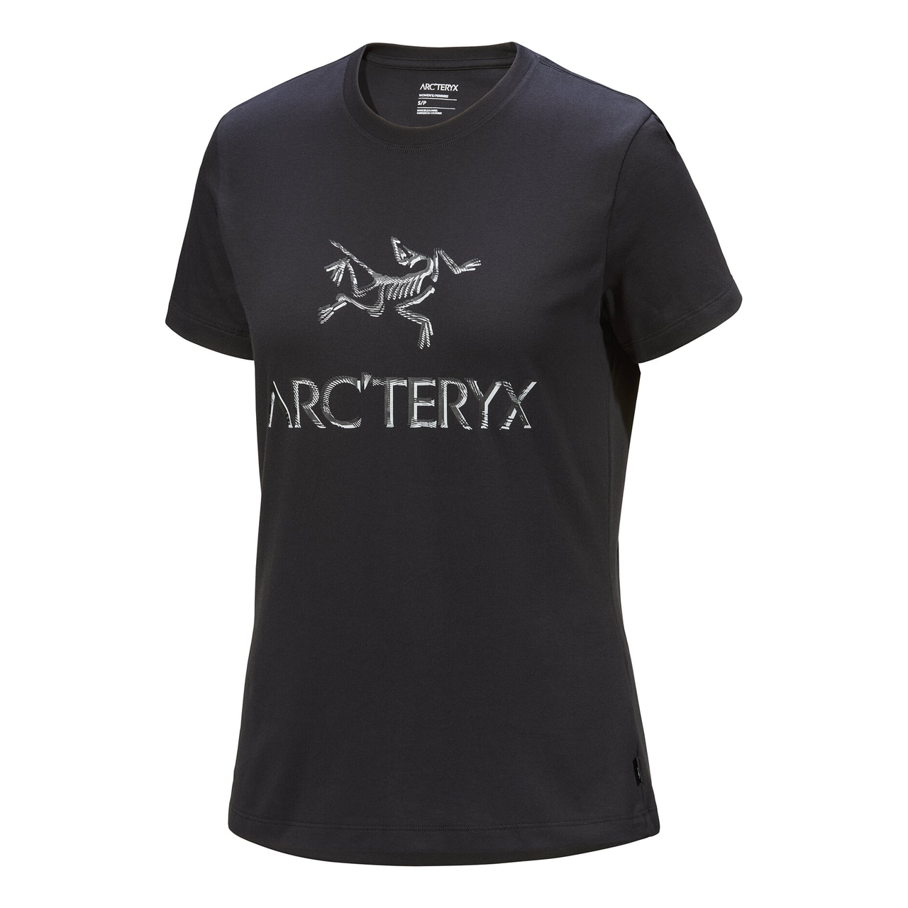 (WMNS) Arc'Teryx Arc'Word Cotton T-Shirt 'Black' X000008135-BLACK