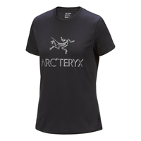 (WMNS) Arc'Teryx Arc'Word Cotton T-Shirt 'Black' X000008135-BLACK