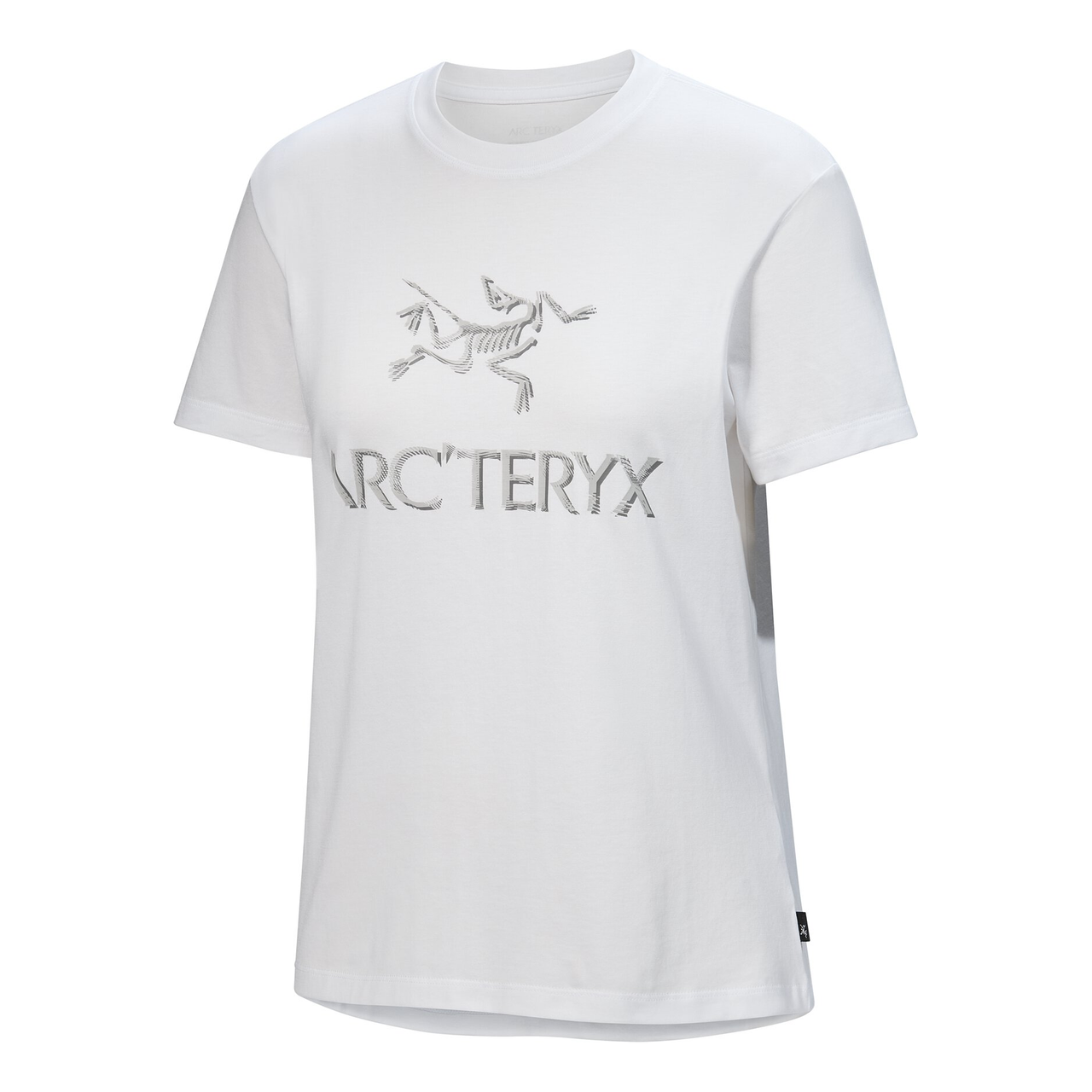 (WMNS) Arc'Teryx Arc'Word Cotton T-Shirt 'White Solitude' X000008135-WHITESOLITUDE