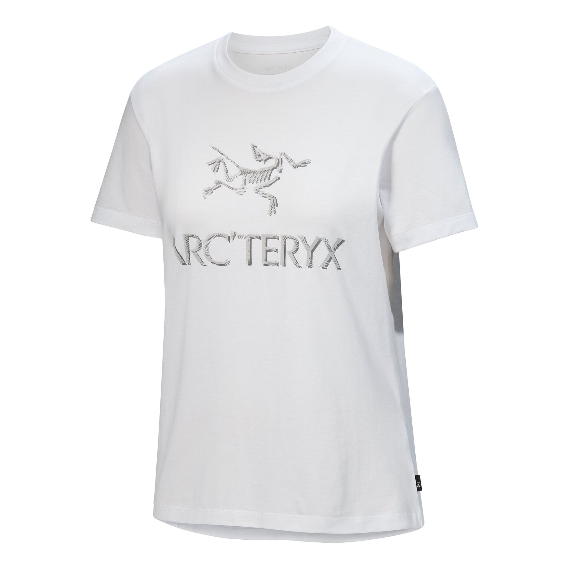 (WMNS) Arc'Teryx Arc'Word Cotton T-Shirt 'White Solitude' X000008135-WHITESOLITUDE
