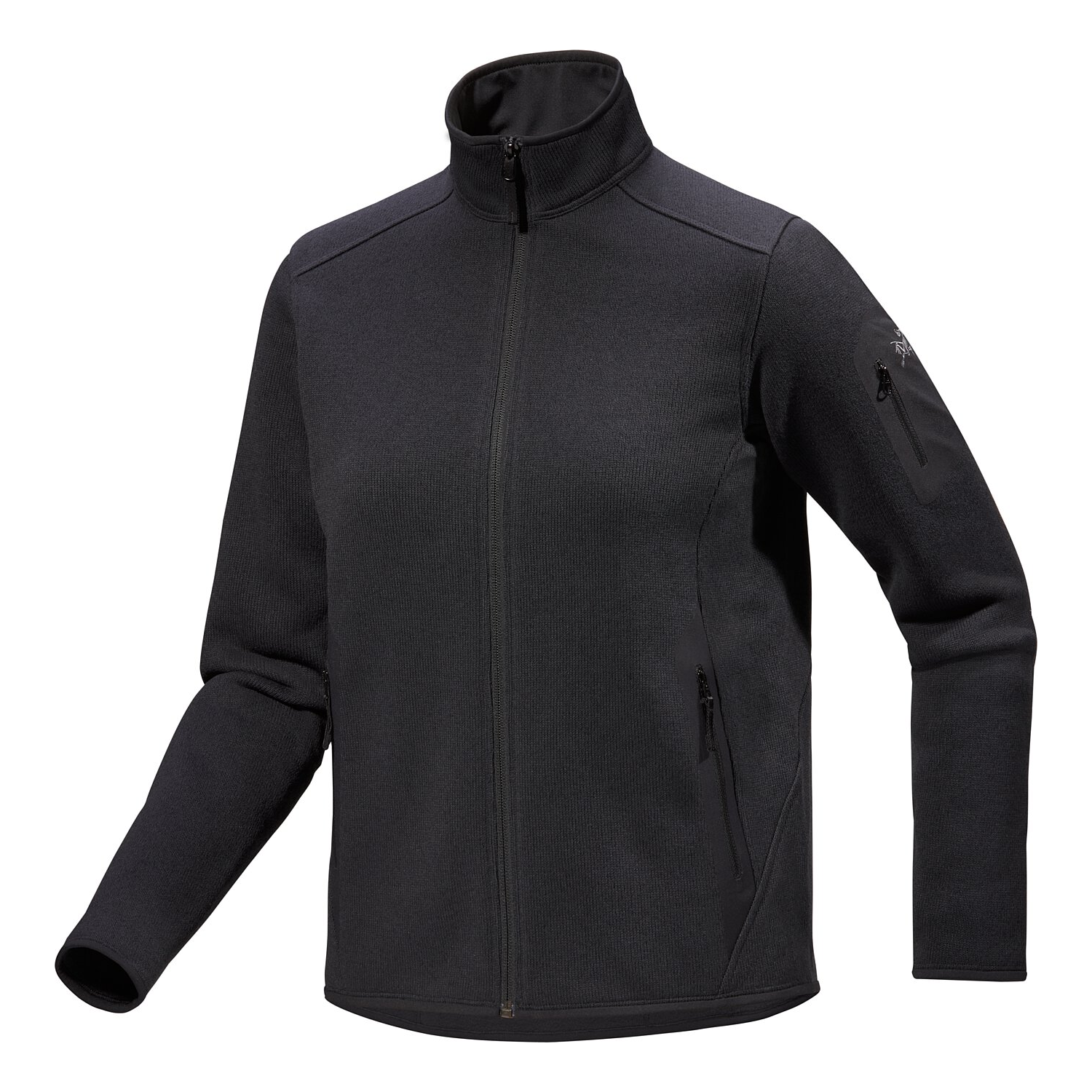 (WMNS) Arc'Teryx Covert Cardigan Jacket 'All Black' X000005715-ALLBLACK