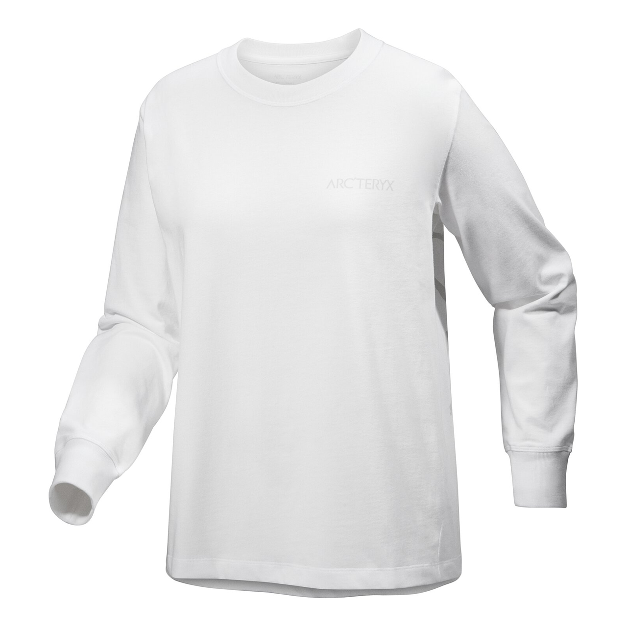 (WMNS) Arc'Teryx Kragg Cotton Bird Crew Neck Long Sleeves T-Shirt 'White' X000008469-WHITE