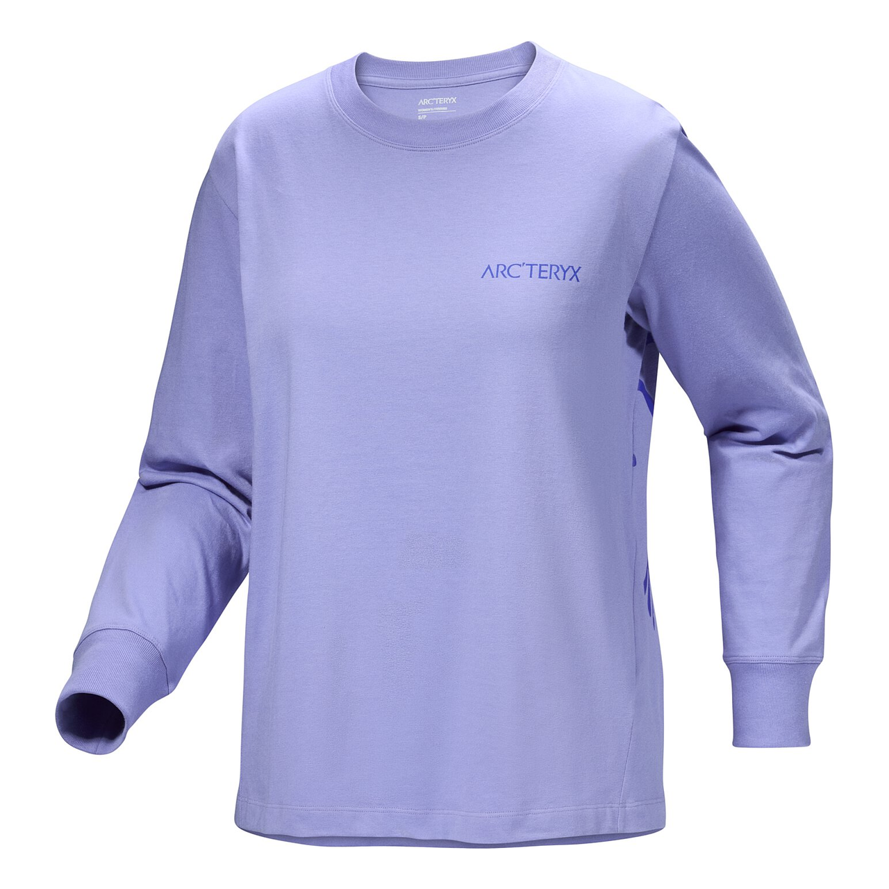 (WMNS) Arc'Teryx Kragg Cotton Bird Crew Neck Long Sleeve T-Shirt 'Purple' X000008469-PURPLE