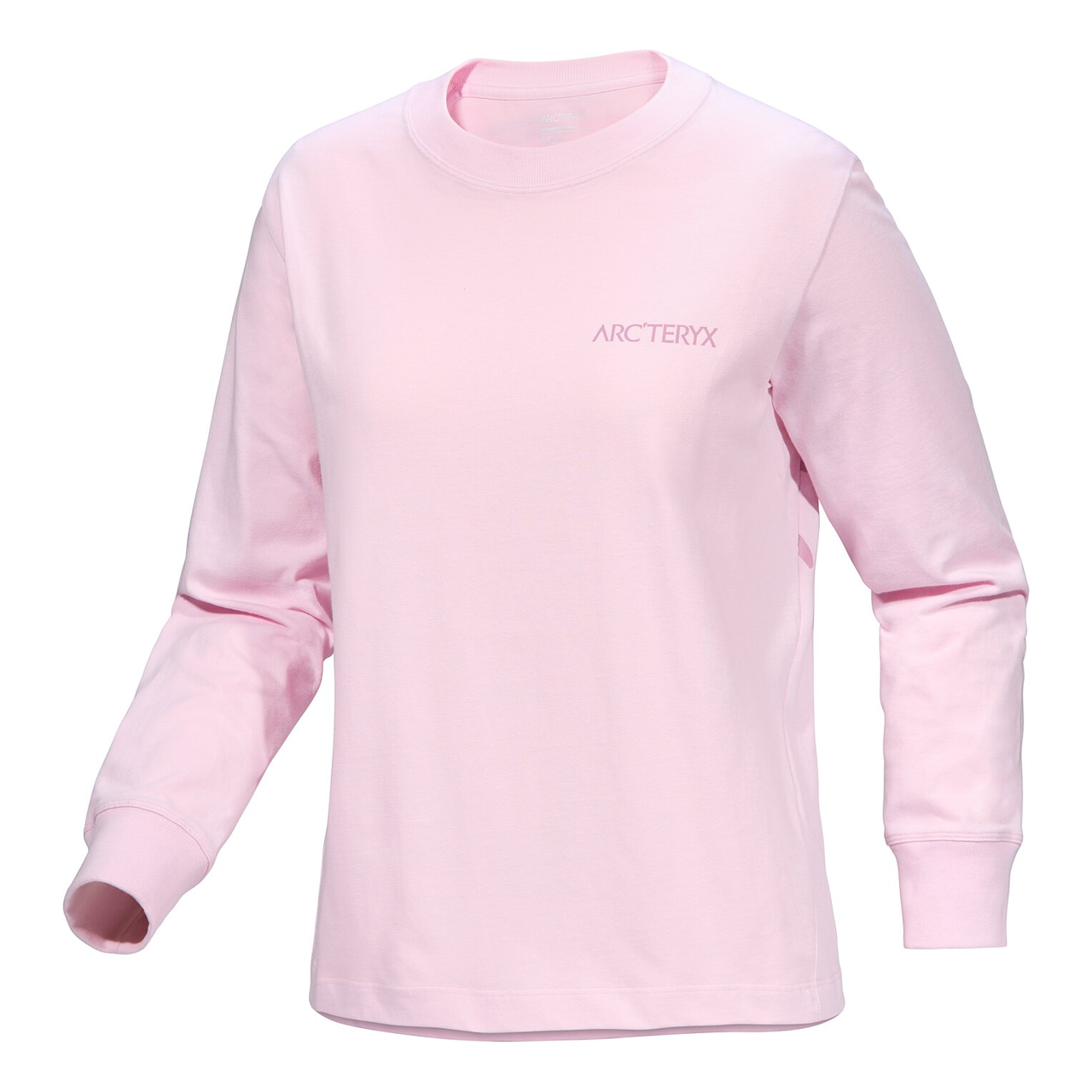 (WMNS) Arc'Teryx Kragg Cotton Bird Crew Neck Long Sleeve T-Shirt 'Pink' X000008469-PINK