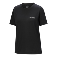 (WMNS) Arc'Teryx Kragg SL Cotton Blurred Bird Crew T-Shirt 'Black' X000009500-BLACK