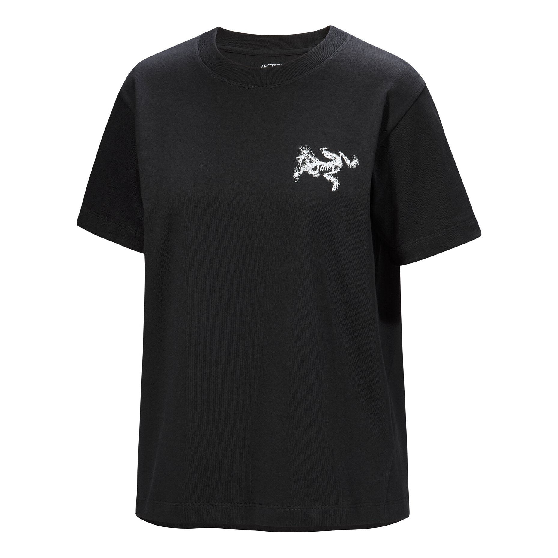 (WMNS) Arc'Teryx Kragg Cotton Bird Tile Crew T-Shirt SS 'Black' X000009499-BLACK