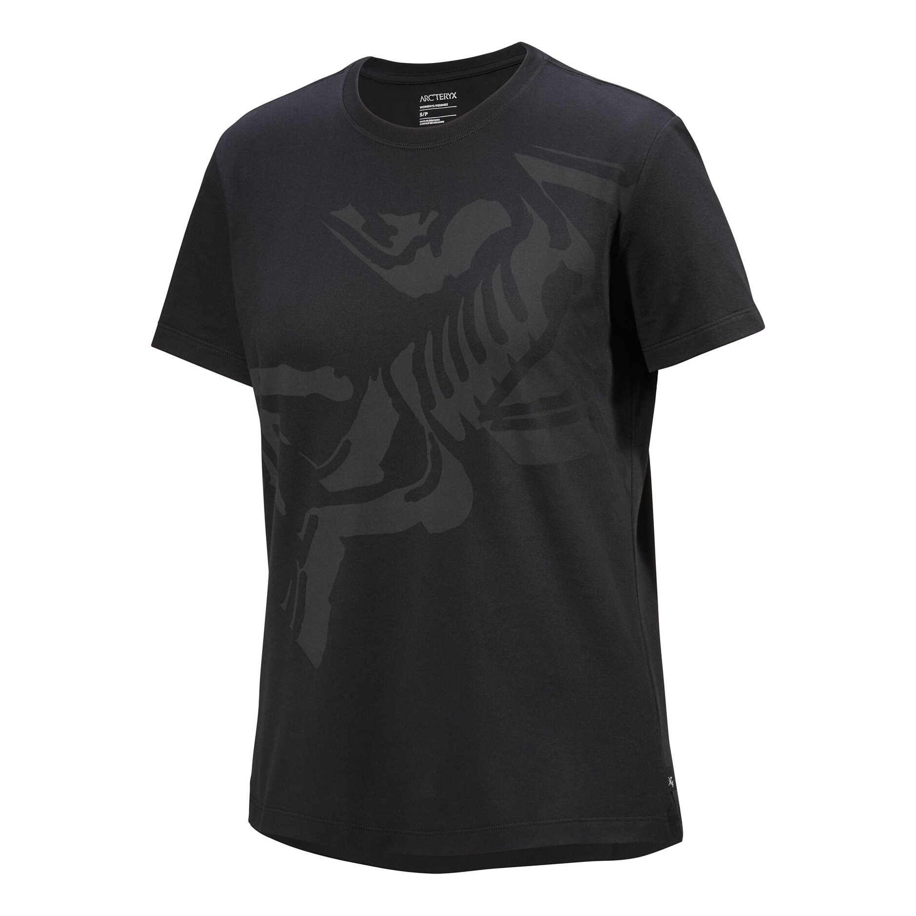 (WMNS) Arc'Teryx Bird Cotton T-Shirt 'Black' X000008136-BLACK