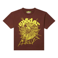 Sp5der OG Web T-Shirt 'Brown' SP5-BRNOGTEE