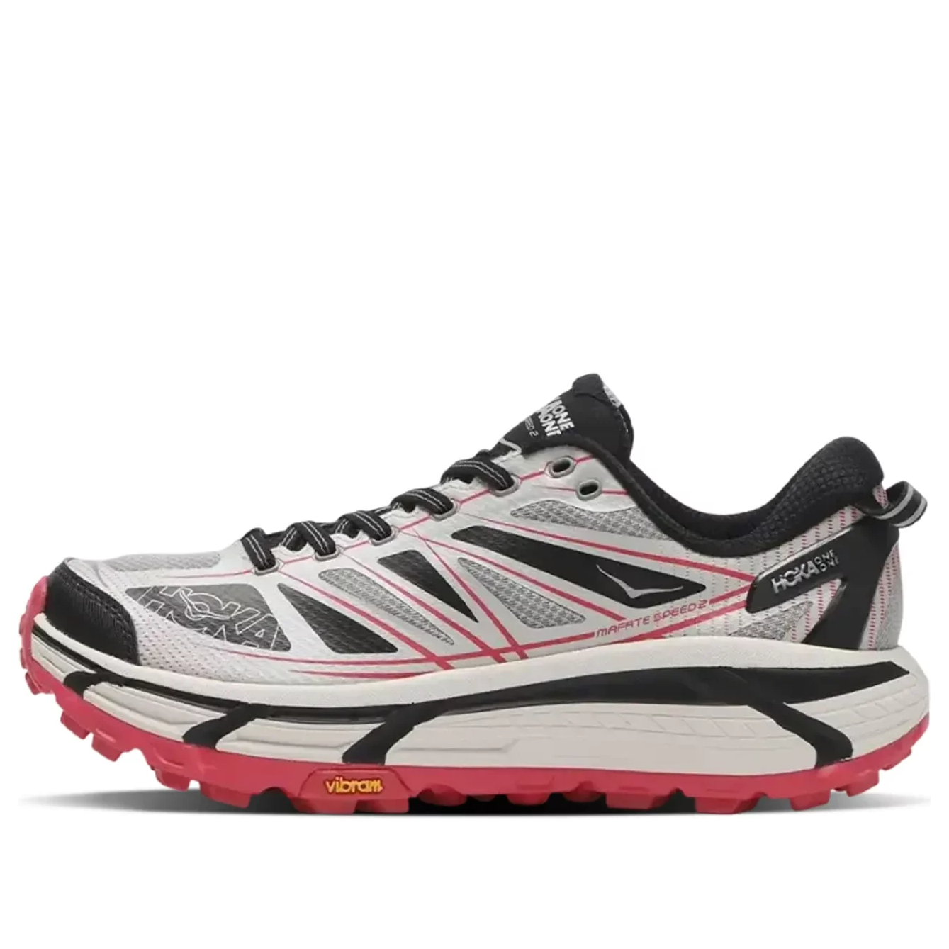 HOKA ONE ONE Mafate Speed 2 'Grey Red White' 1126851-GTCG
