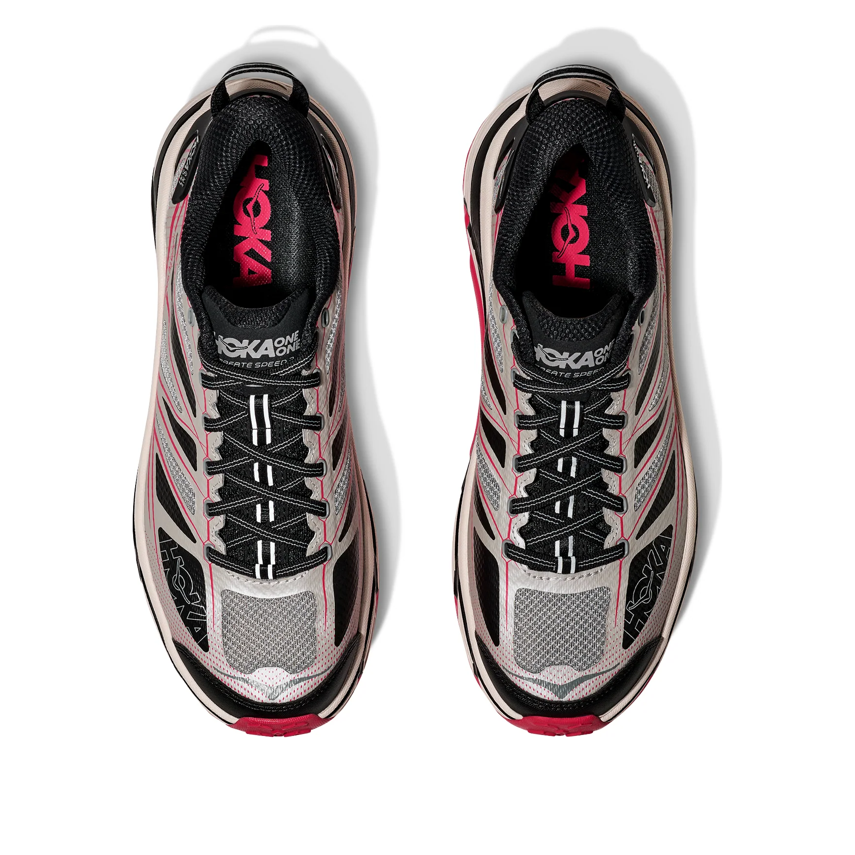 HOKA ONE ONE Mafate Speed 2 'Grey Red White' 1126851-GTCG