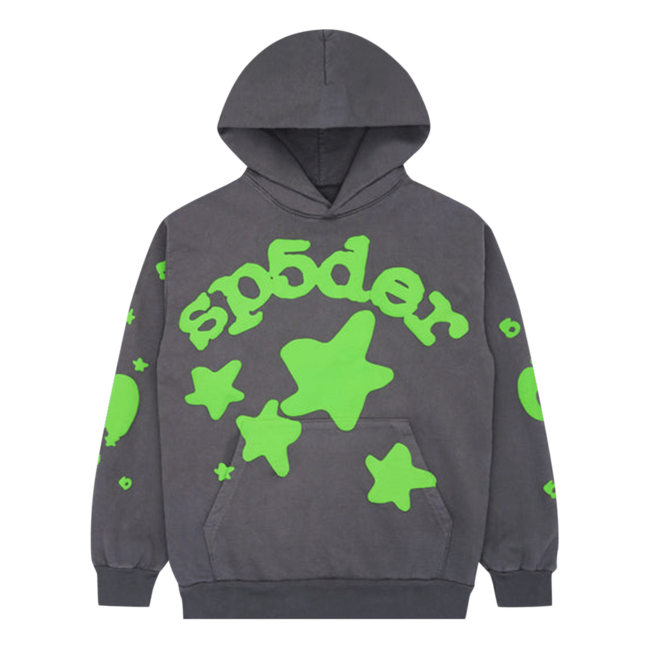 Sp5der Beluga Hoodie 'Slate Grey Green' SP5-BEL-SLTEHD