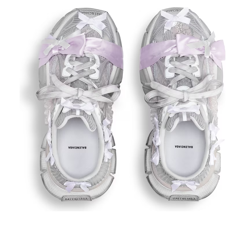 (WMNS) Balenciaga 3xl Lace Mule in 'White Light Pink' 825468WXLMC9050