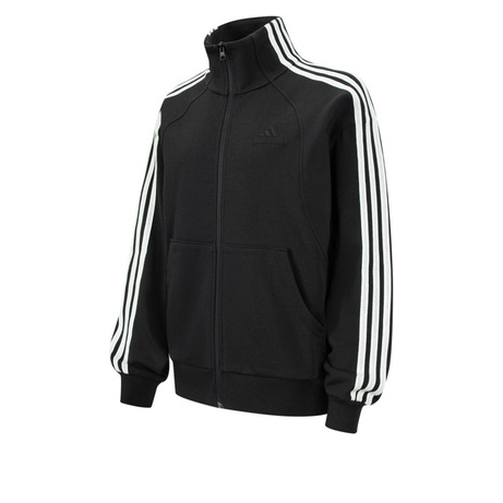 (WMNS) adidas 3-Stripes Jacket Asia Sizing 'Black White' JN0759