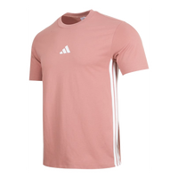 adidas Essentials Performance T-Shirt Asia Sizing 'Pink White' JE6395