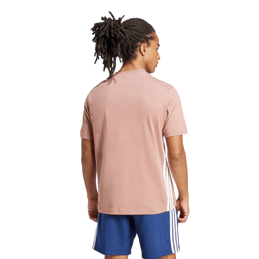 adidas Essentials Performance T-Shirt Asia Sizing 'Pink White' JE6395