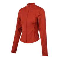 (WMNS) adidas Long Sleeves Zipper Top Asia Sizing 'Red' JM8867