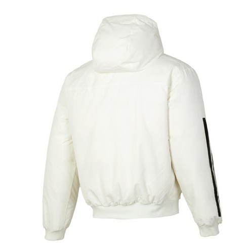 adidas Puff Down Jacket Asia Sizing 'White Black' JG3852