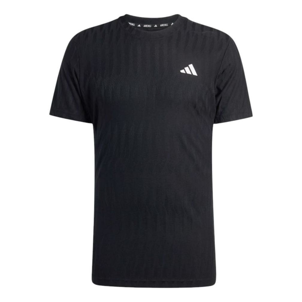 adidas Climacool+ AIRCHILL FreeLift T-Shirt Asia Sizing 'Black White' JF8459
