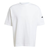 adidas Essentials Loose Fit 3 Bar Logo T-Shirt Asia Sizing 'White' JC9296