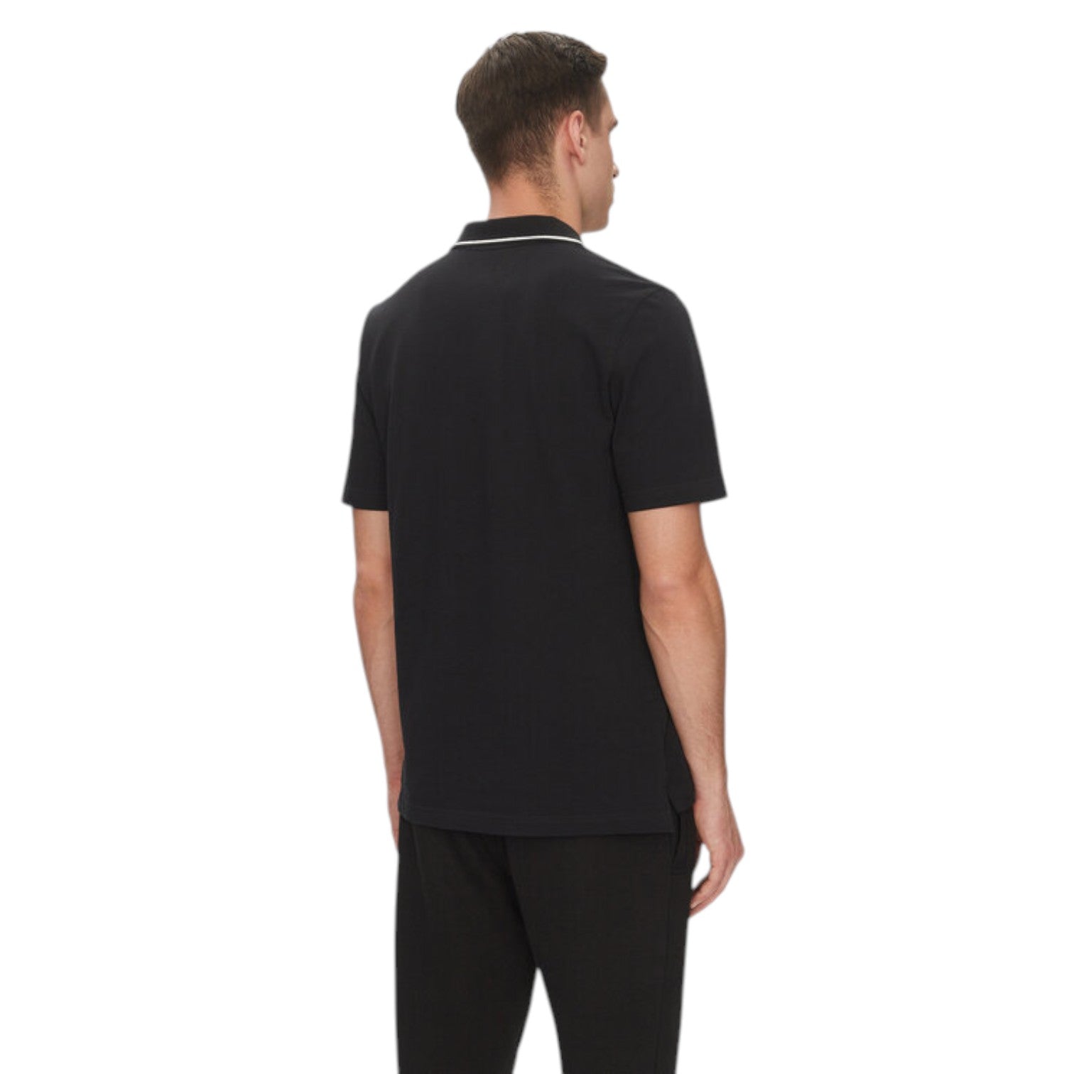 adidas Essentials Small Logo Piqu Polo Shirt Asia Sizing 'Black' JE9023