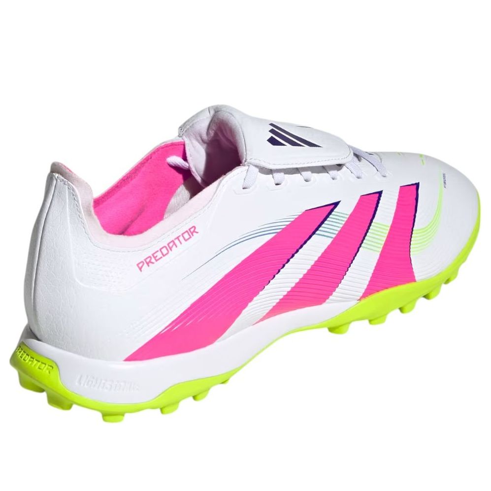 adidas Predator League Fold-Over Tongue Turf 'Lucid Pink Lucid Lemon' JS0385