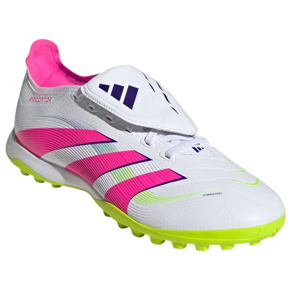 adidas Predator League Fold-Over Tongue Turf 'Lucid Pink Lucid Lemon' JS0385