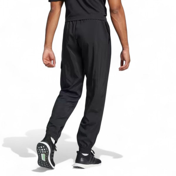 adidas Essentials Small Logo Cargo Pants Asia Sizing 'Black' JF3538