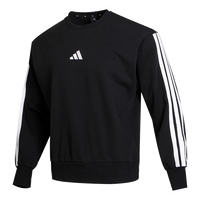 adidas Essentials 3-Stripes French Terry Sweatshirt Asia Sizing 'Black' JE6372