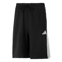 adidas Essential 3-Stripes Single Jersey Shorts 10-Inch Asia Sizing 'Black' JE6405