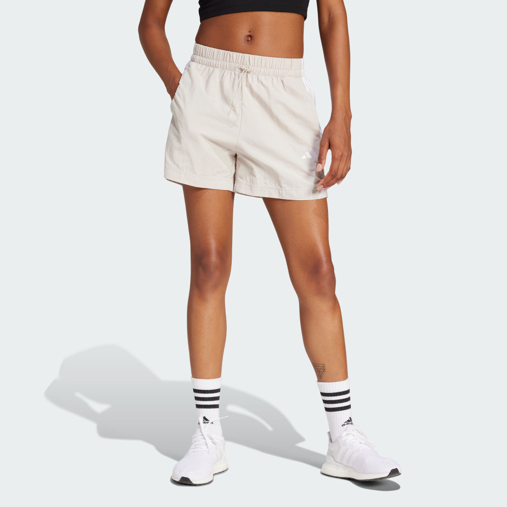 (WMNS) adidas ESSENTIALS 3-STRIPES Shorts Asia Sizing 'Beige' JC8165