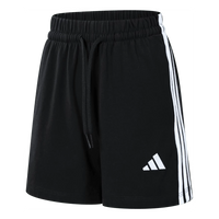 (WMNS) adidas 3 Tripes Shorts Asia Sizing 'Black White' JY8574
