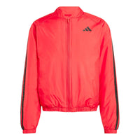 adidas Essentials 3-Stripes Insulated Bomber Jacket Asia Sizing 'Red' JD1048