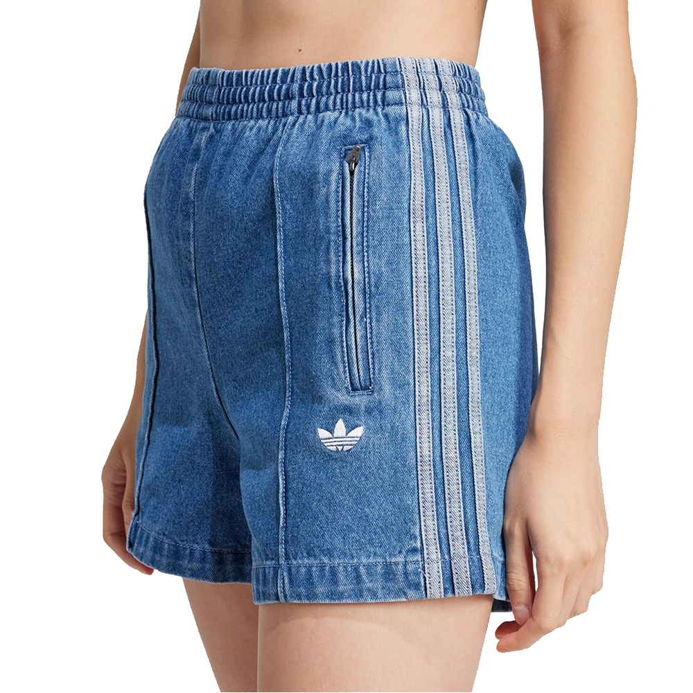 (WMNS) adidas Adicolor Denim Firebird Shorts Asia Sizing 'Blue' JD2562