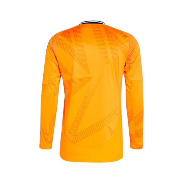 adidas Real Madrid CF 24/25 Long Sleeve Away Jersey Asia Sizing 'Orange' IT5189