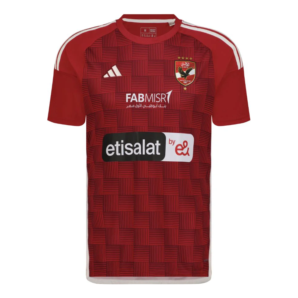 adidas Al Ahly SC 23/24 Home Jersey Asia Sizing 'Red' IU7911