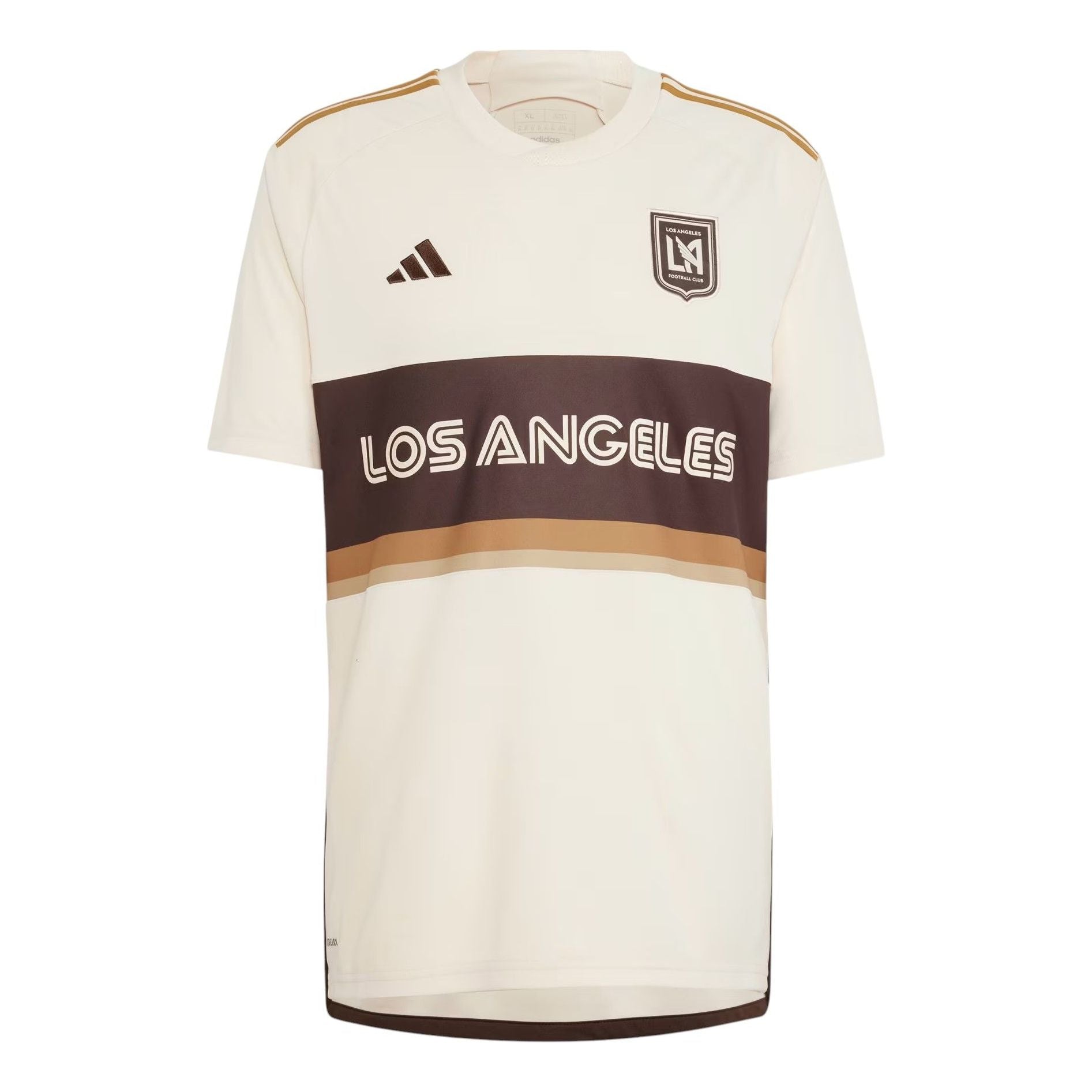 adidas Los Angeles FC 24/25 Third Jersey Asia Sizing 'Beige' IN4291