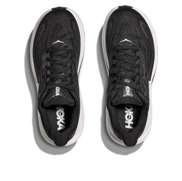 (WMNS) HOKA ONE ONE Clifton 10 Wide 'Black White' 1162050-BWHT