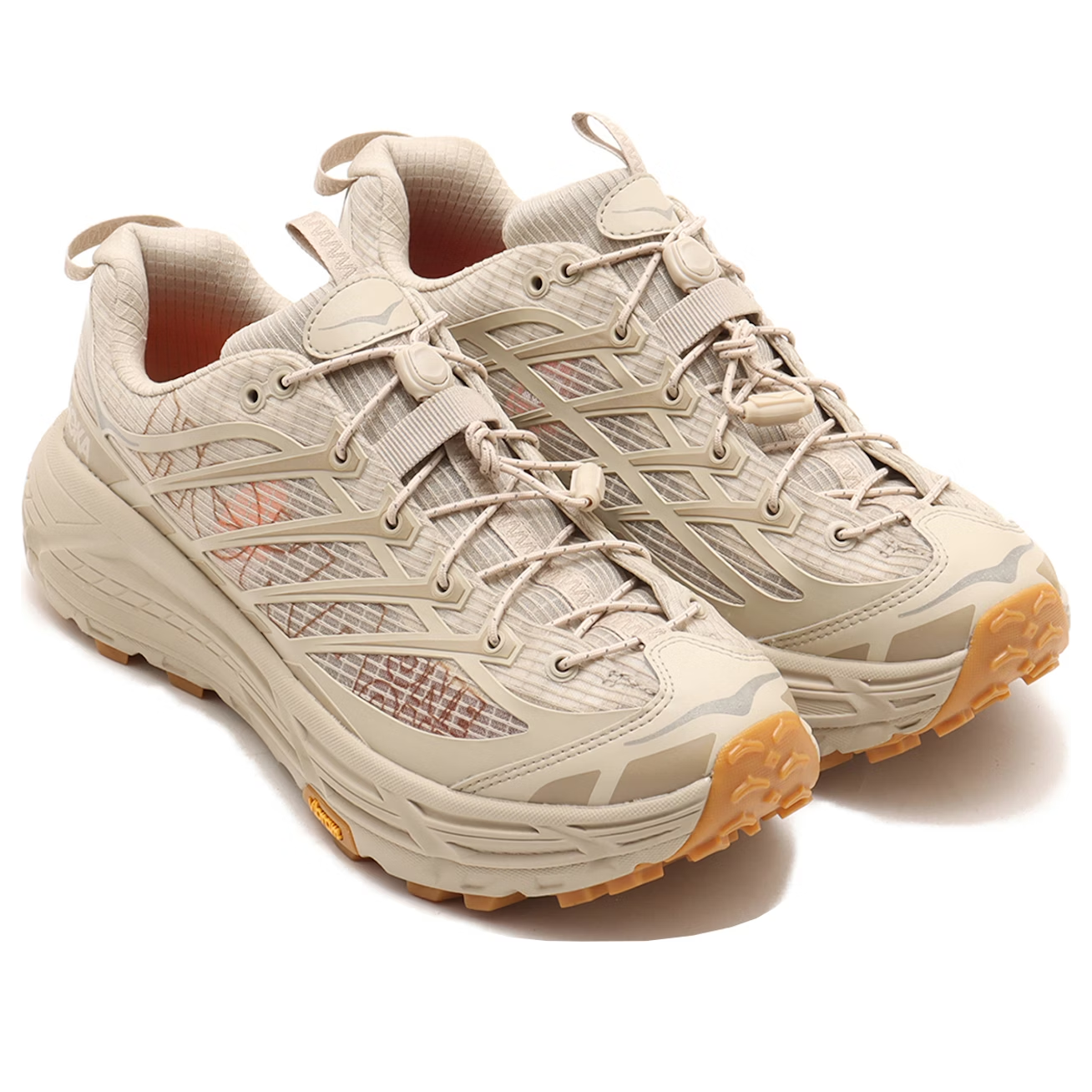 HOKA ONE ONE x atmos Mafate Three 2 Grid JP 'Linen' 1172370-RLN