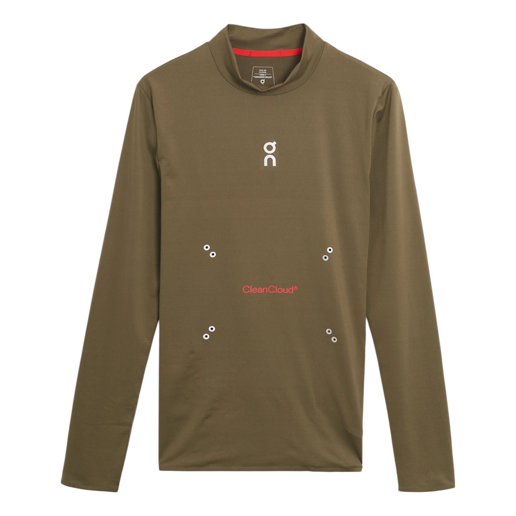 On Running x Pleasures x The Loop Long Sleeved T-Shirt 'Olive' 1MF10360153