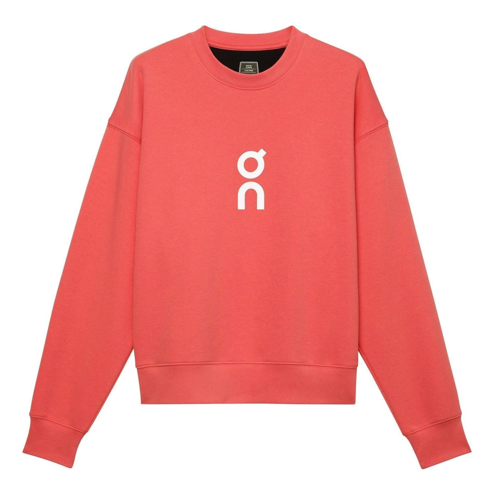 (WMNS) On Running Club Crew Sweatshirt 'Red' 1WE10470244