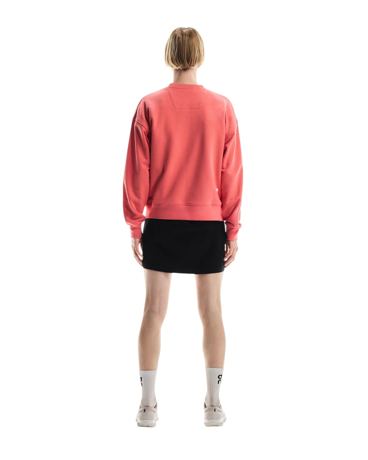 (WMNS) On Running Club Crew Sweatshirt 'Red' 1WE10470244