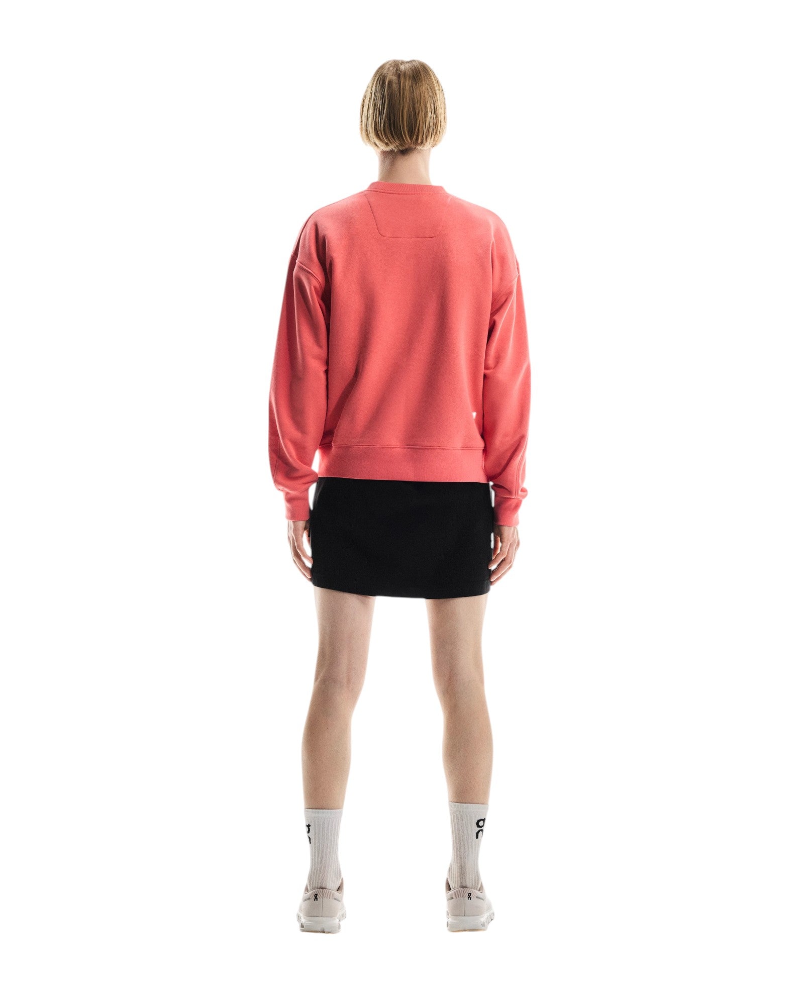 (WMNS) On Running Club Crew Sweatshirt 'Red' 1WE10470244