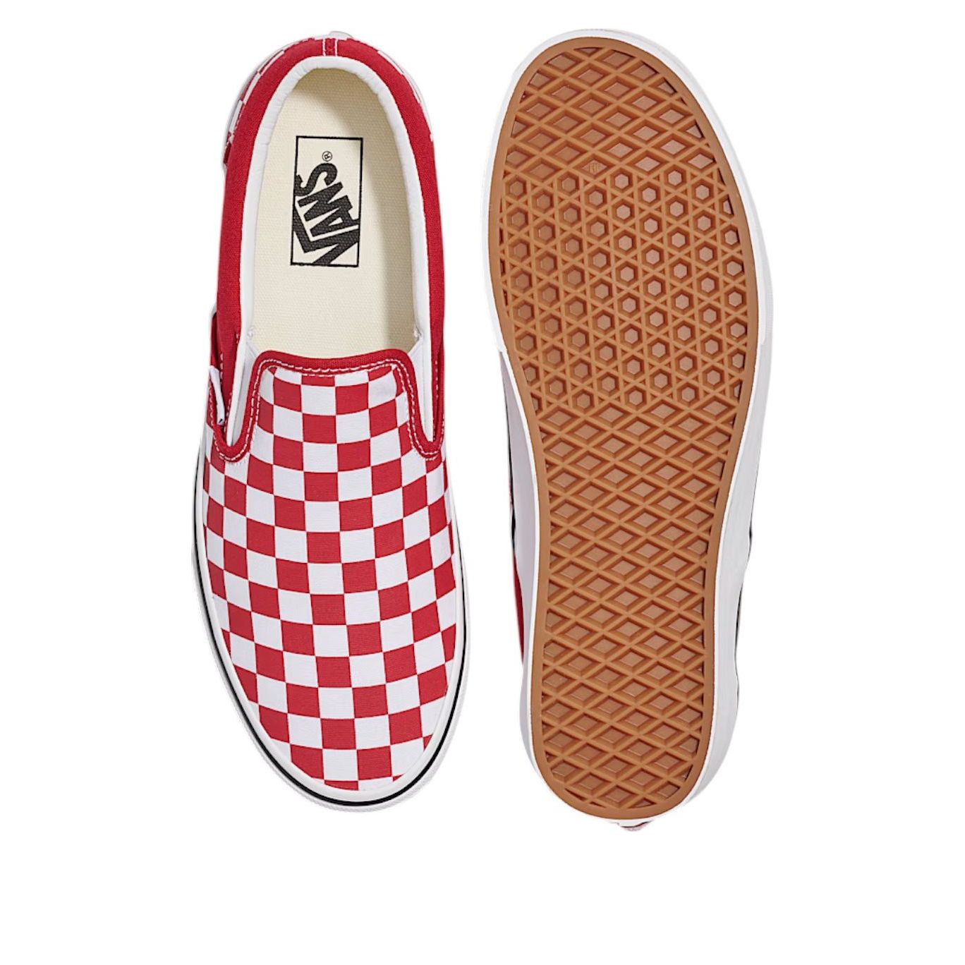 Vans Classic Slip-On Checkerboard 'Red White' VN000DAH14A