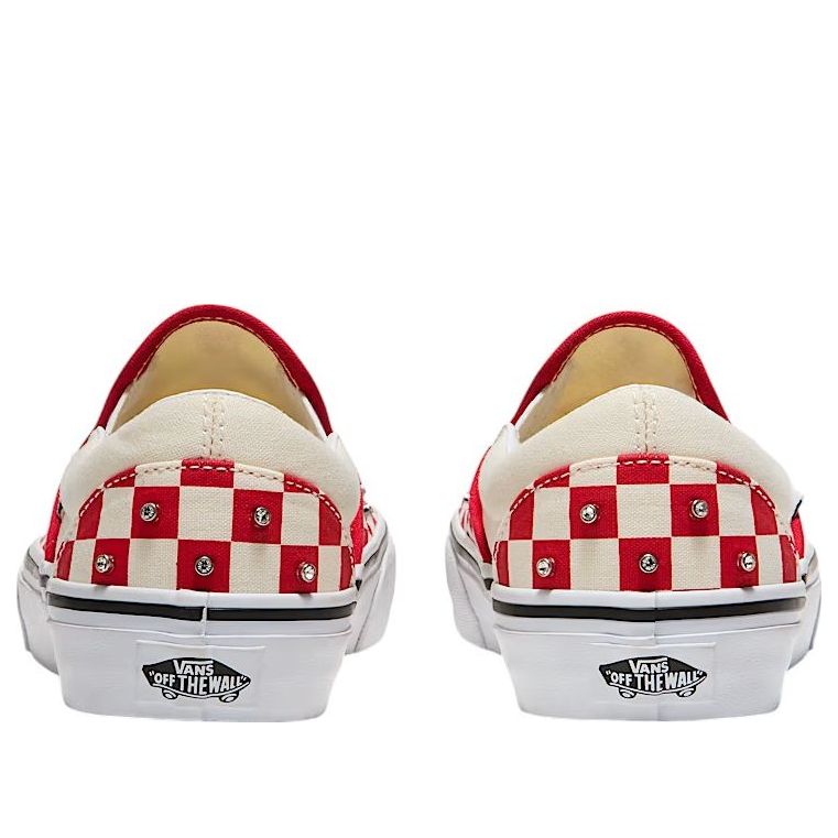 Vans Classic Slip-On Checkerboard 'Racing Red White' VN000D6YIZQ