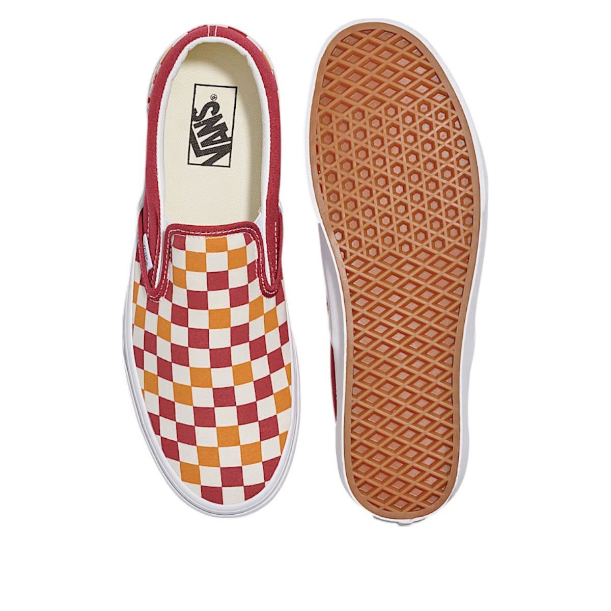 Vans Classic Slip-On Checkerboard 'Red White' VN000D5PCJH