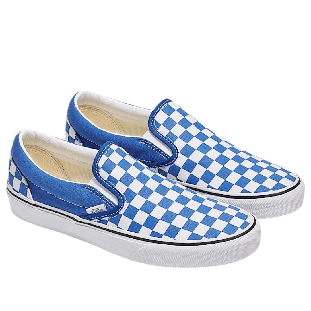 Vans Classic Slip-On Checkerboard 'Blue White' VN000DAH7WM