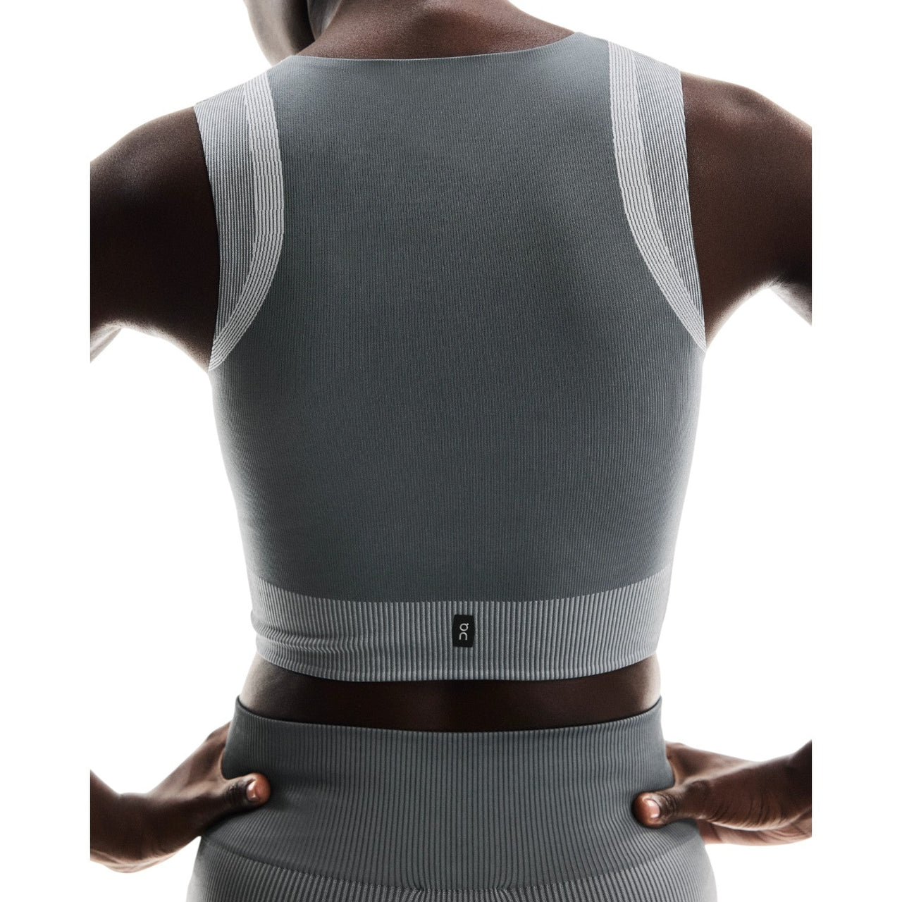 (WMNS) On Running Studio Knit Crop Top 'Rock Glacier' 1WF10250962